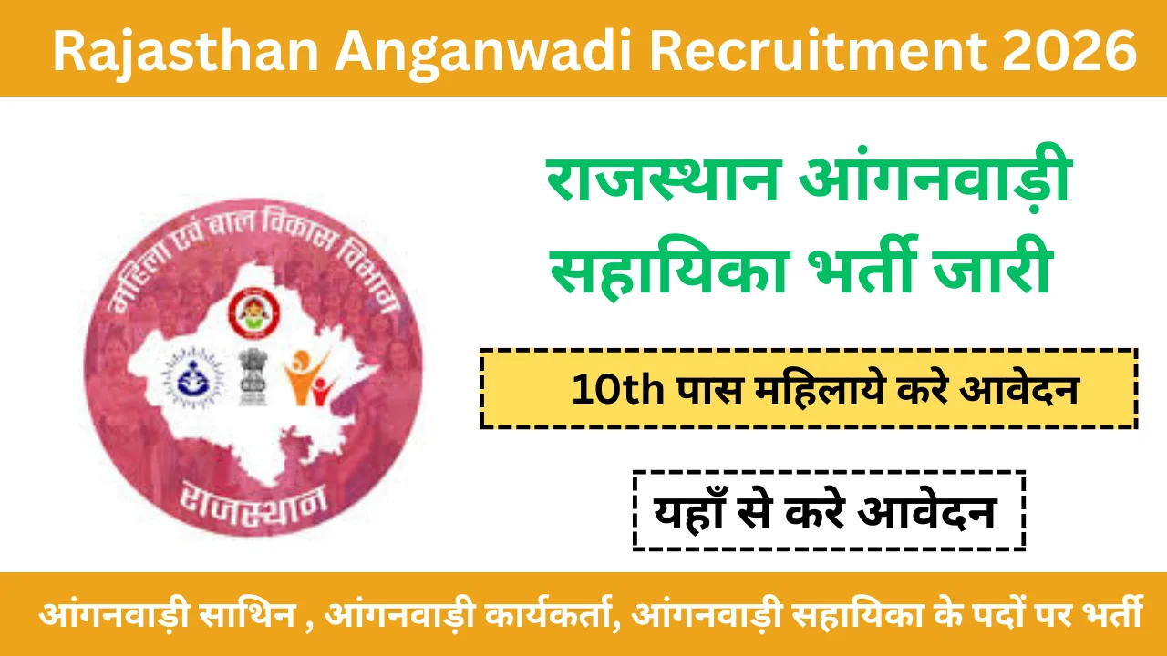 Rajasthan Anganwadi Recruitment 2026