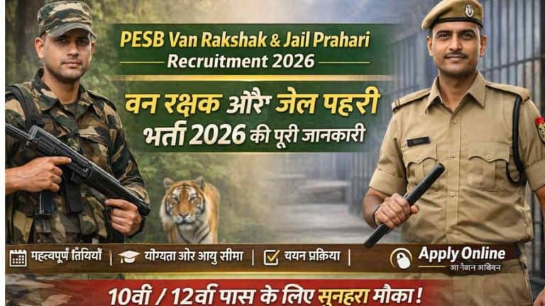 PESB Vanrakshak & Jail Prahari Recruitment 2026