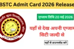 BSTC Admit Card 2026 Released
