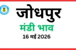 जोधपुर मंडी भाव (16 मई 2026)