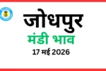 जोधपुर मंडी भाव (17 मई 2026)