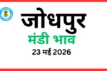जोधपुर मंडी भाव (23 मई 2026)