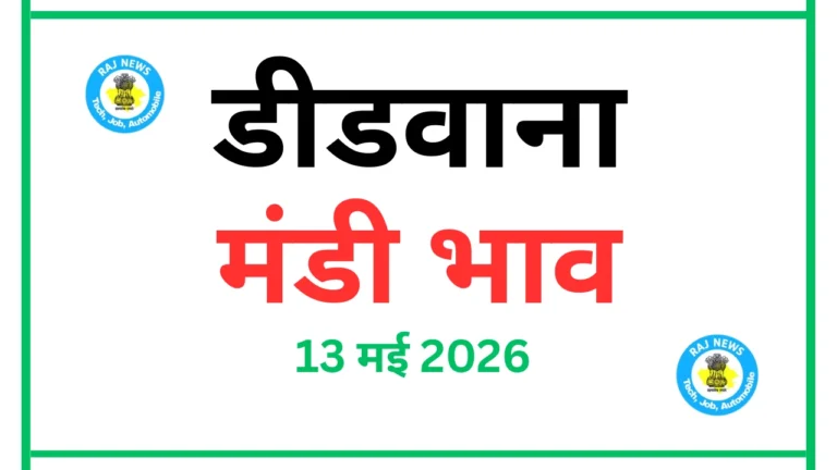 डीडवाना मंडी भाव