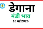 डेगाना मंडी भाव (16 मई 2026)