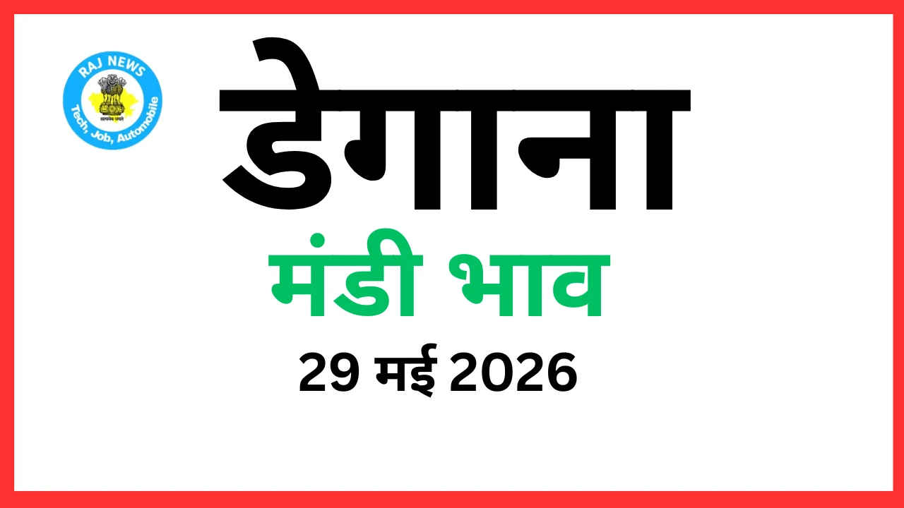डेगाना मंडी भाव (29 मई 2026)