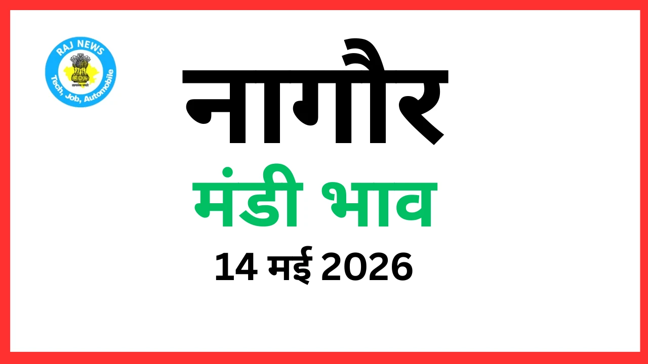 नागौर मंडी भाव (14 मई 2026)