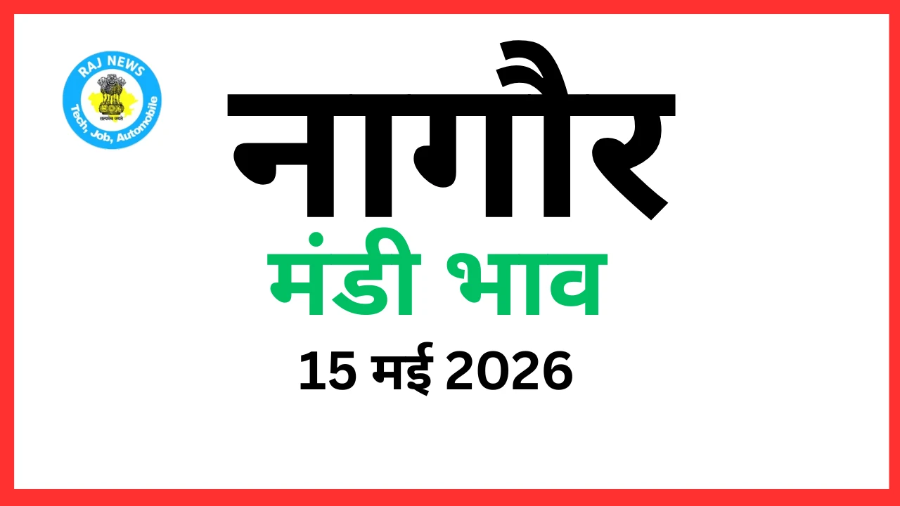 नागौर मंडी भाव (15 मई 2026)