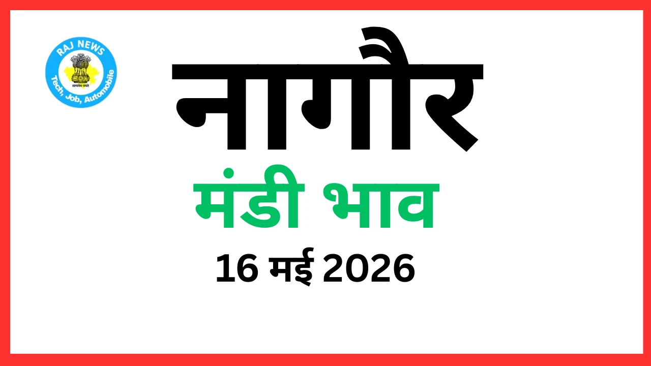 नागौर मंडी भाव (16 मई 2026)