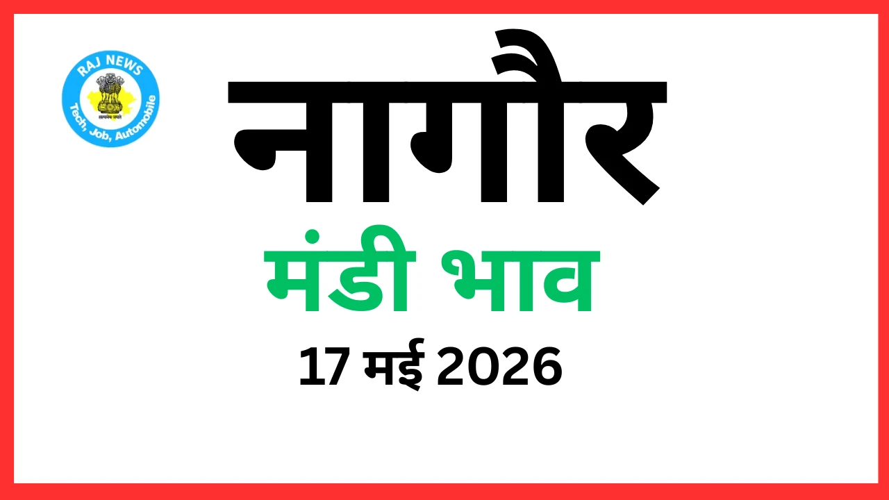 नागौर मंडी भाव (17 मई 2026)