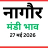 नागौर मंडी भाव (27 मई 2026)