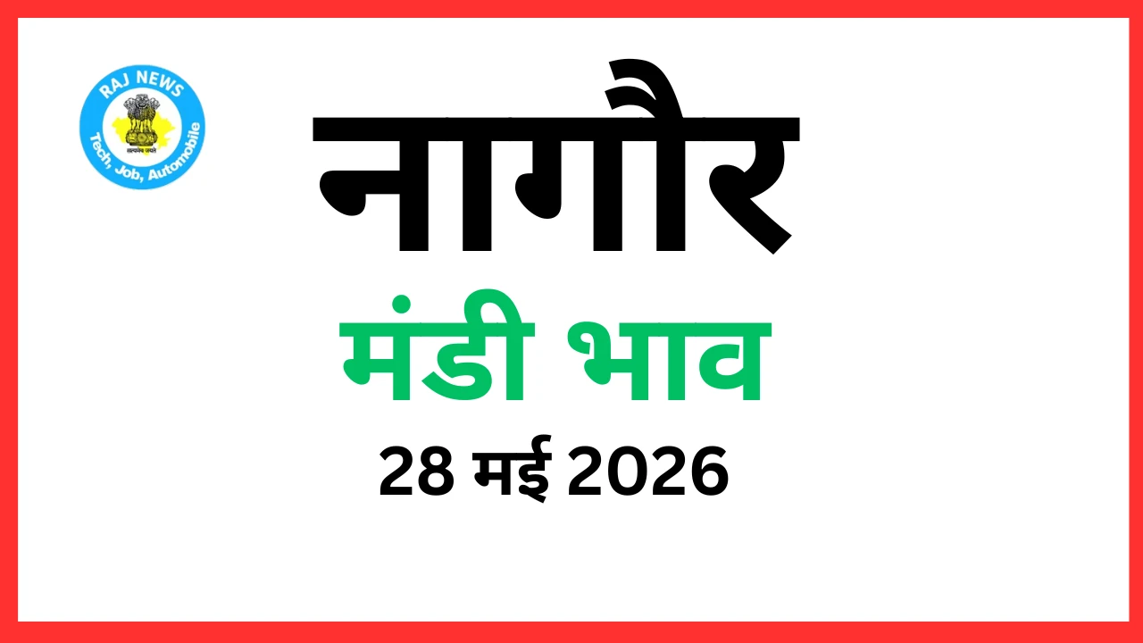 नागौर मंडी भाव (28 मई 2026)