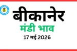 बीकानेर मंडी भाव (17 मई 2026)