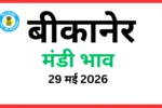 बीकानेर मंडी भाव (29 मई 2026)