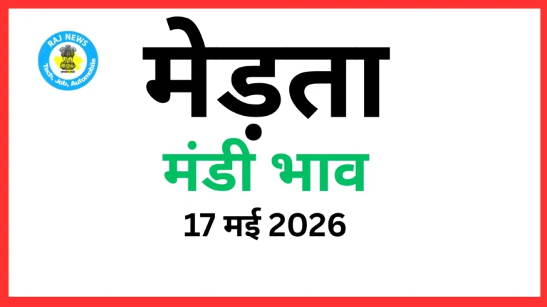 मेड़ता मंडी भाव (17 मई 2026)