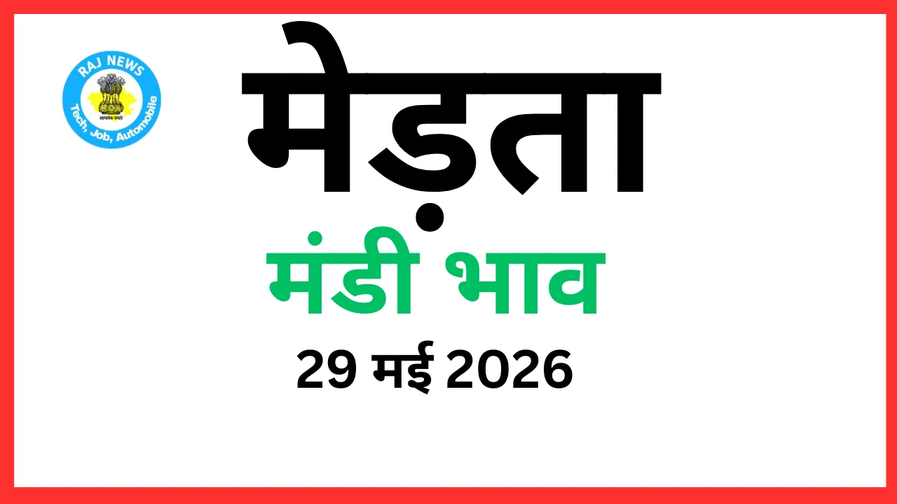 मेड़ता मंडी भाव (29 मई 2026)
