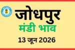 जोधपुर मंडी भाव (13 जून 2026)