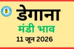 डेगाना मंडी भाव (11 जून 2026)