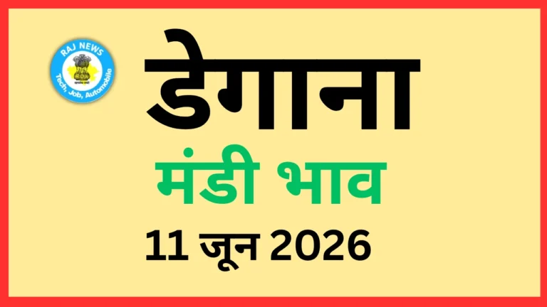 डेगाना मंडी भाव (11 जून 2026)