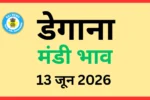 डेगाना मंडी भाव (13 जून 2026)