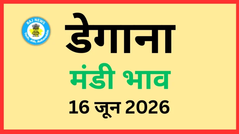 डेगाना मंडी भाव (16 जून 2026)