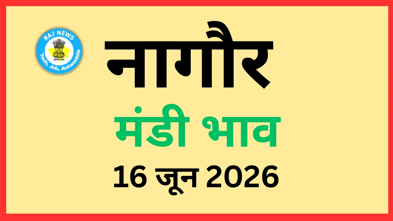 नागौर मंडी भाव (16 जून 2026)