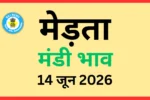 मेड़ता मंडी भाव (14 जून 2026)