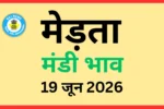 मेड़ता मंडी भाव (19 जून 2026)