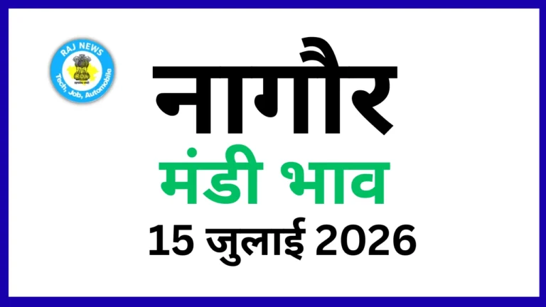 नागौर मंडी भाव 15 जुलाई 2026)
