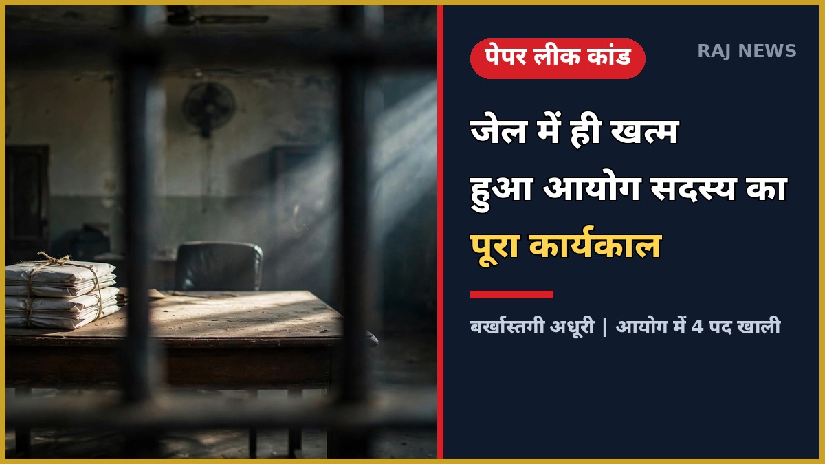 बाबूलाल कटारा RPSC कार्यकाल जेल में समाप्त — पेपर लीक कांड