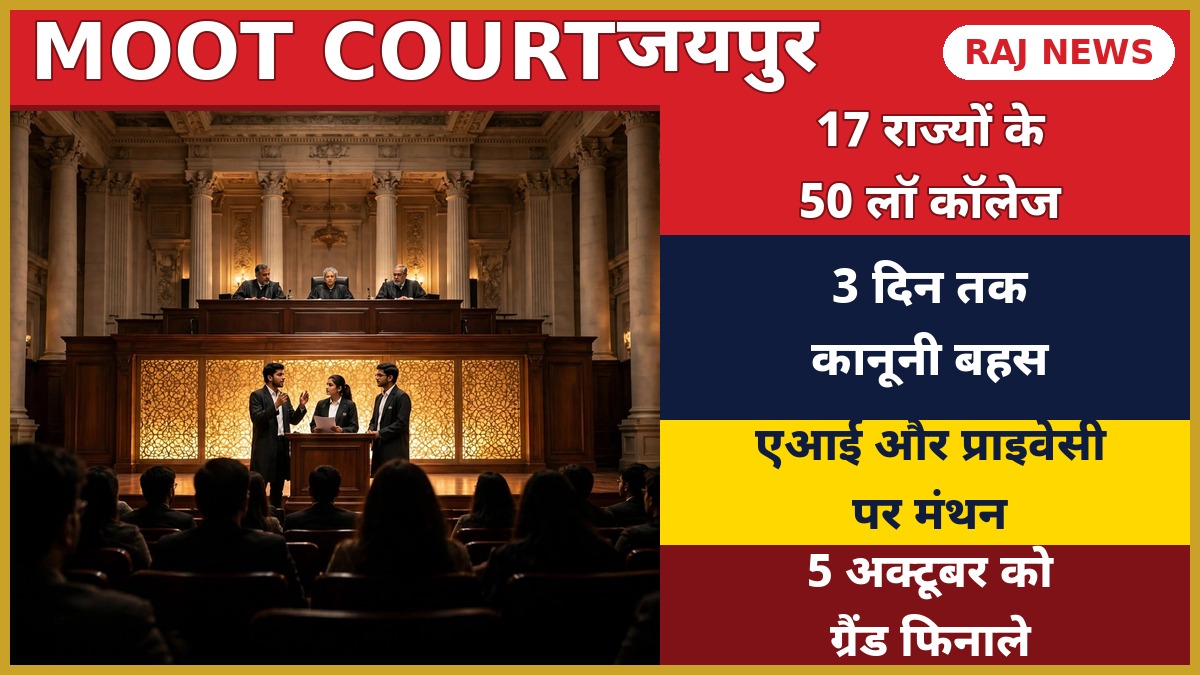 जयपुर में 14वीं रांका राष्ट्रीय मूट कोर्ट प्रतियोगिता — 17 राज्यों के 50 लॉ कॉलेजों के छात्र