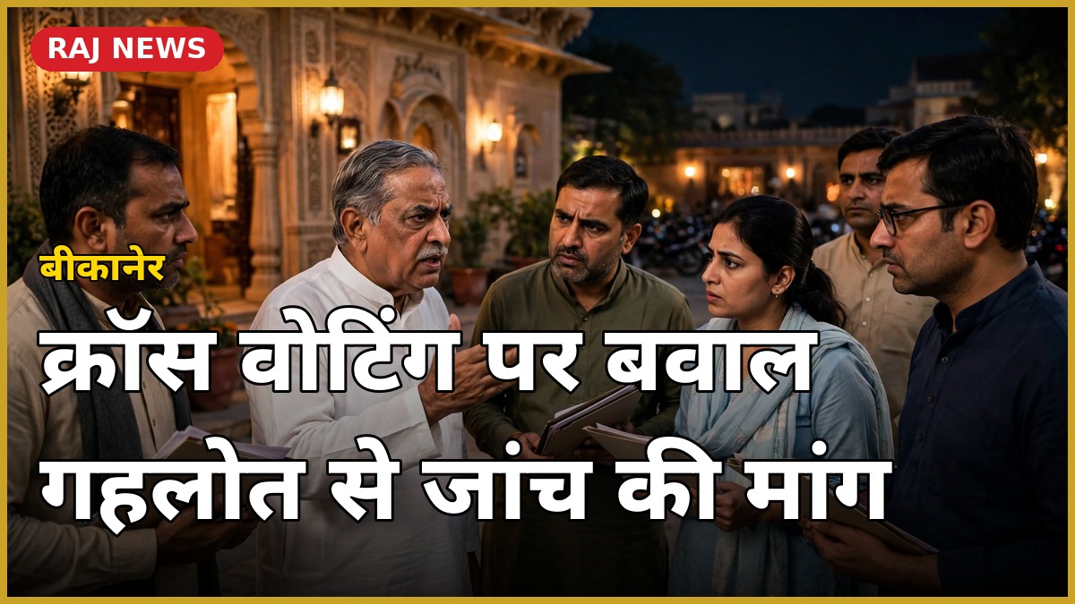 बीकानेर क्रॉस वोटिंग विवाद पर कांग्रेस नेताओं की अशोक गहलोत से मुलाकात