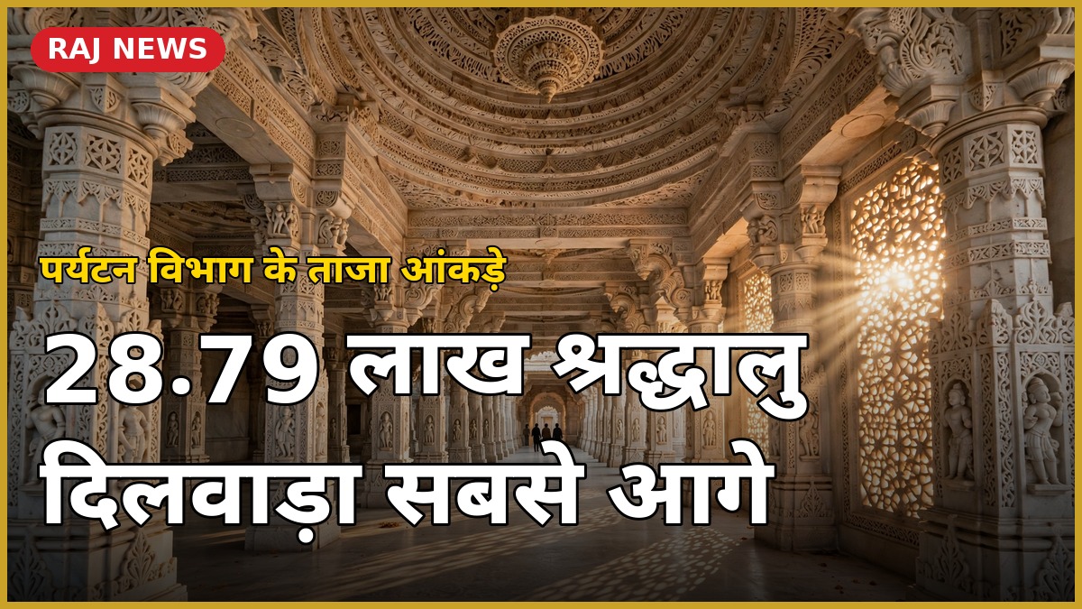 जैन तीर्थ पर्यटक राजस्थान — दिलवाड़ा जैन मंदिर सबसे आगे