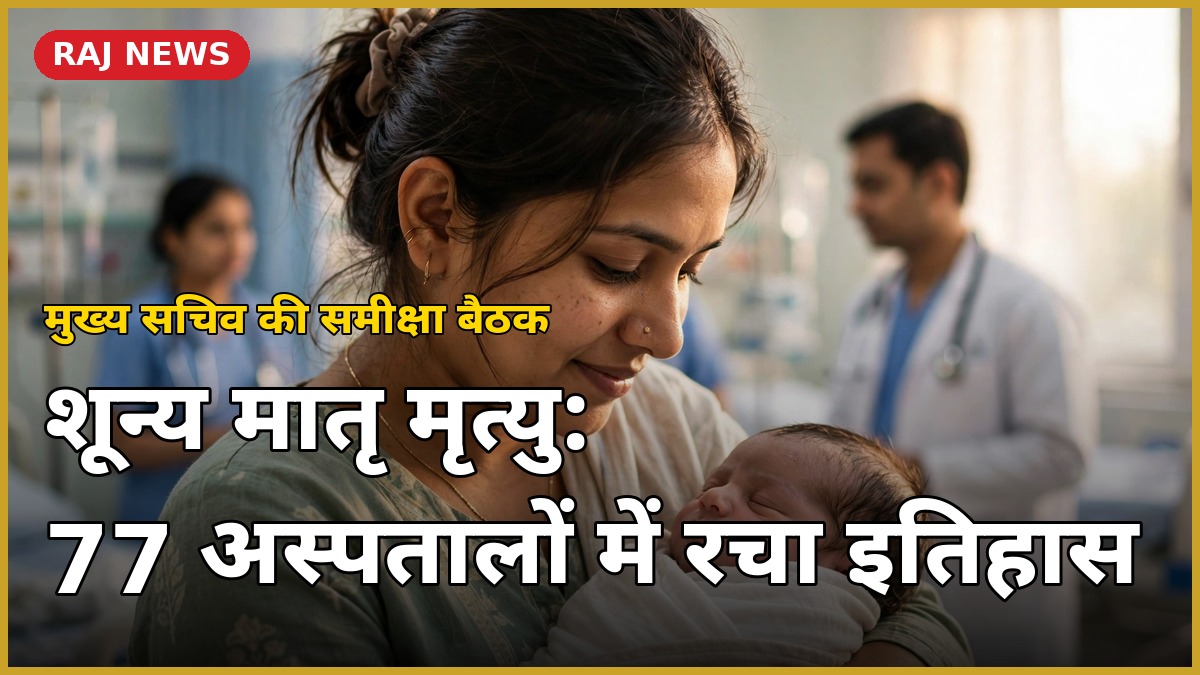 राजस्थान में शून्य मातृ मृत्यु — मां और नवजात शिशु अस्पताल में