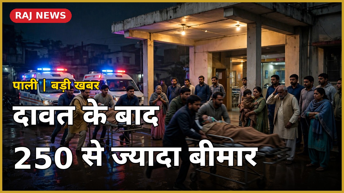 पाली फूड पॉइजनिंग: बांगड़ अस्पताल में भर्ती मरीजों का इलाज