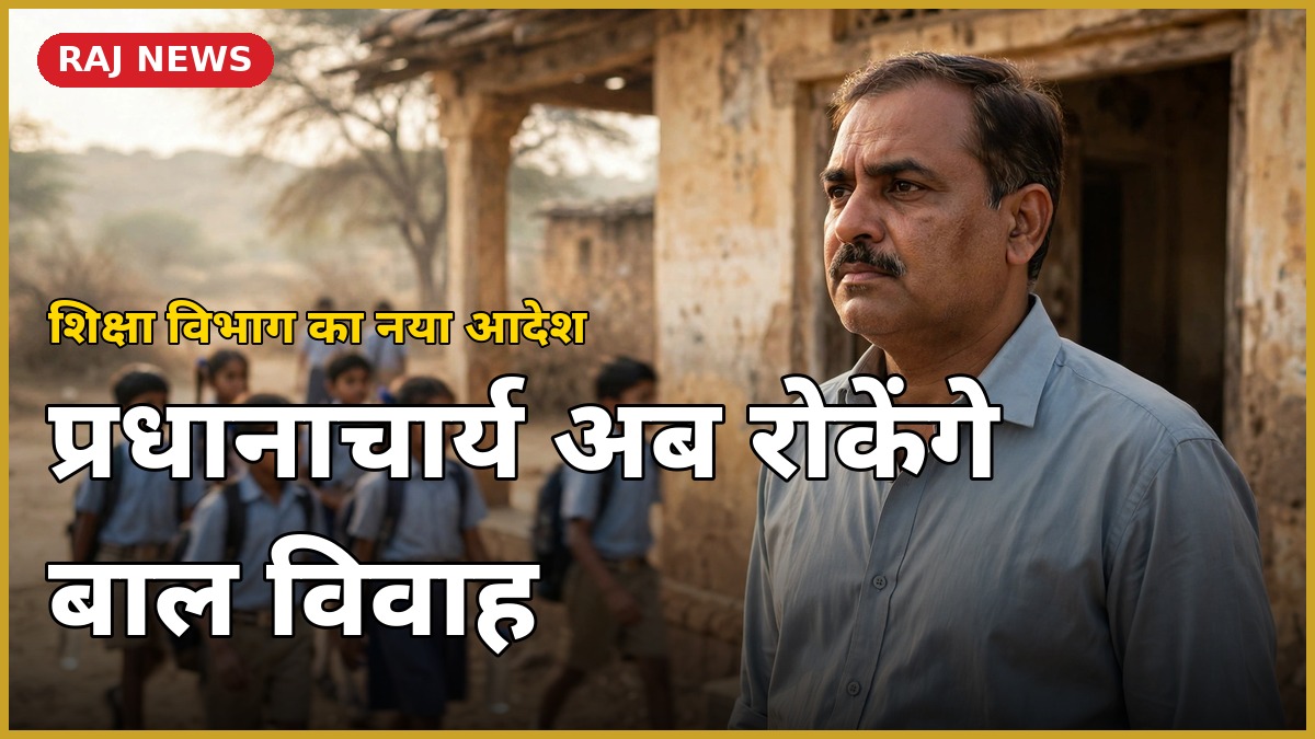 बाल विवाह प्रतिषेध अधिकारी आदेश के बाद सरकारी स्कूल के प्रधानाचार्य