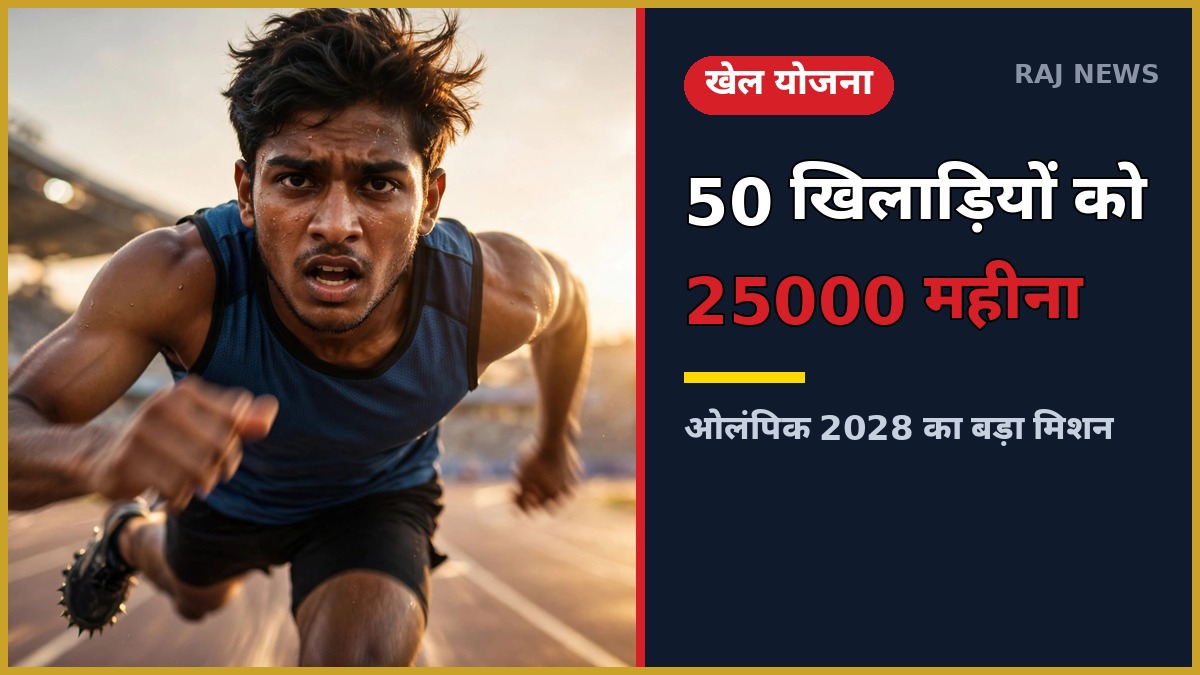 राजस्थान टॉप्स योजना के तहत ओलंपिक 2028 की तैयारी करते युवा भारतीय एथलीट