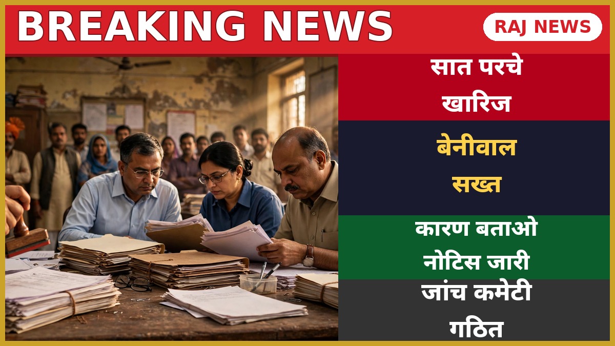 सीकर जिला परिषद चुनाव में RLP के 7 प्रत्याशियों के नामांकन खारिज, हनुमान बेनीवाल ने प्रभारी को कारण बताओ नोटिस जारी किया